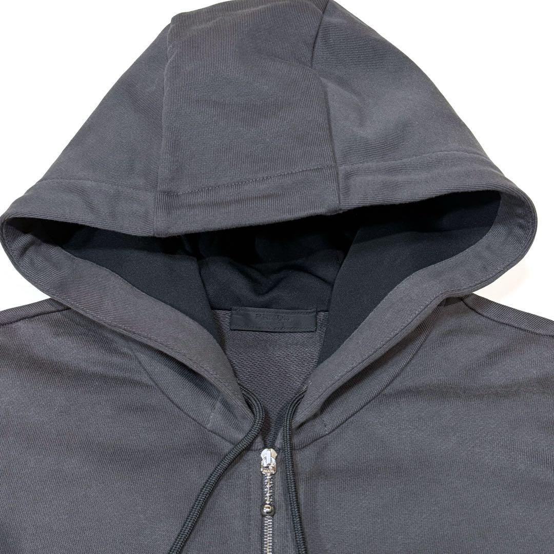 16SS PRADA プラダ ジップ パーカー スウェット トレーナ パイピング