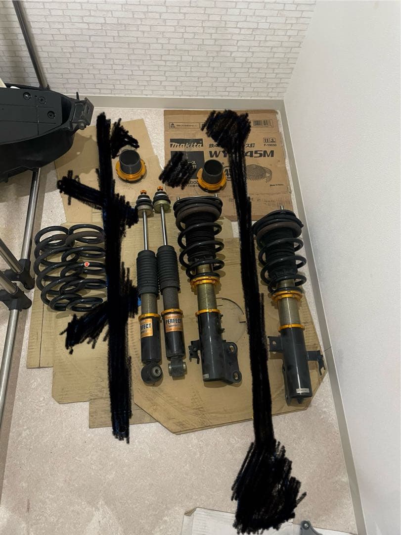 20ヴェルファイア アルファード　パーフェクトダンパー AXIS STYLING 20系 アルファード ヴェルファイア 専用 車高調