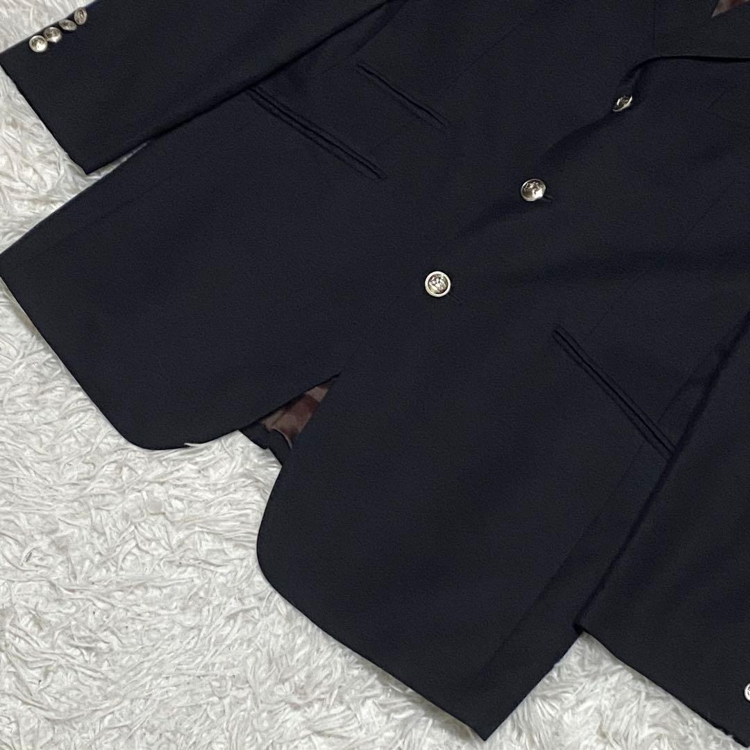 超希少】バーバリーズ・テーラードジャケット・銀ボタン・ネイビー・M