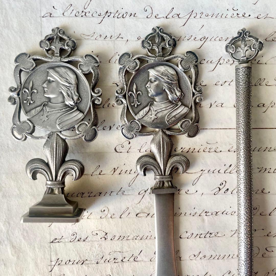 ＊rita_antique＊　ジャンヌダルクのボックス入りステーショナリー