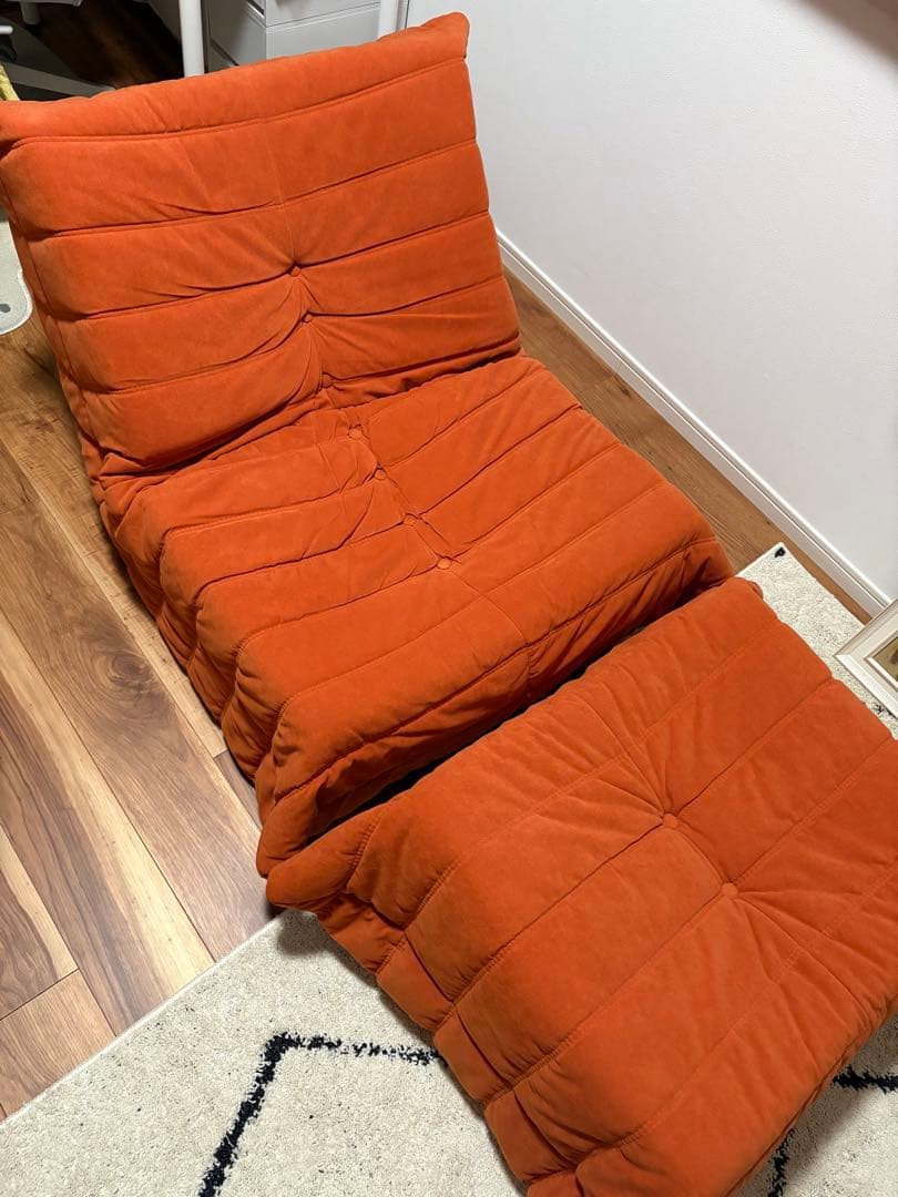 【美品・送料無料】トーゴ togo 一人掛けソファ オットマンセット販売 リプロダクト ソファ 一人掛け トーゴ togo 一人用 チェア 椅子