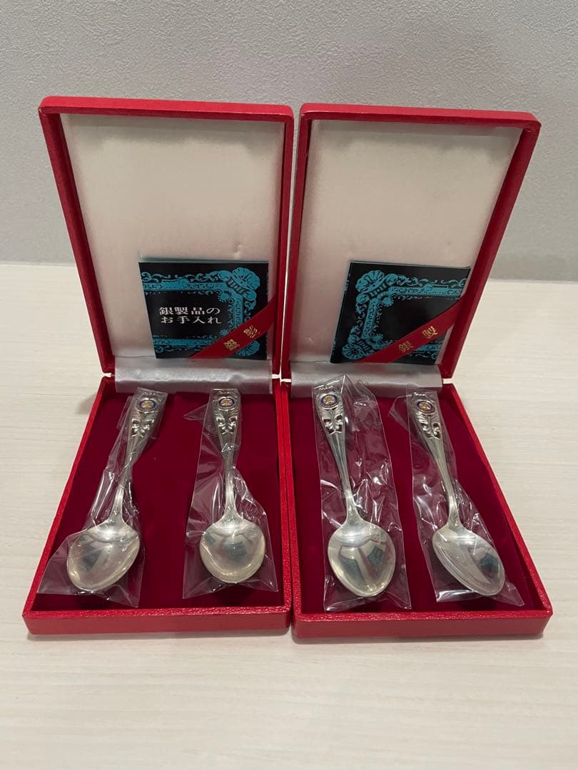 ロータリークラブ　銀製スプーン4本　SILVER925 ロータリークラブ 銀製スプーン4本 SILVER925 - メルカリ