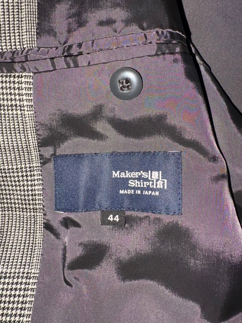 メーカーズシャツ鎌倉 ジャケット グレー系チェック - メルカリ