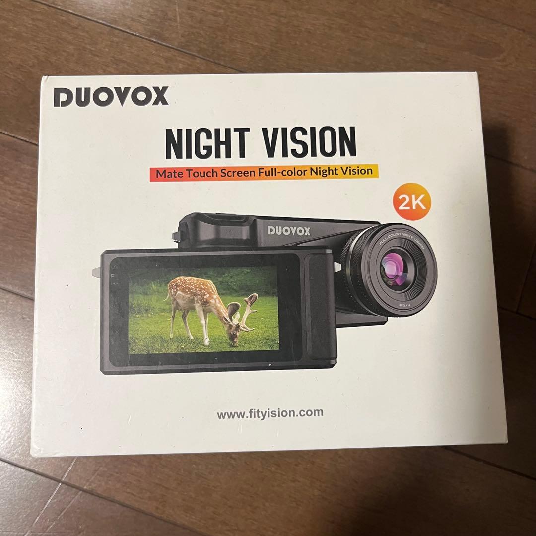 【ほぼ新】DUOVOX NIGHT VISION 2K ナイトビジョン暗視カメラ Camping and fishing videos tested the night vision camera Duovox