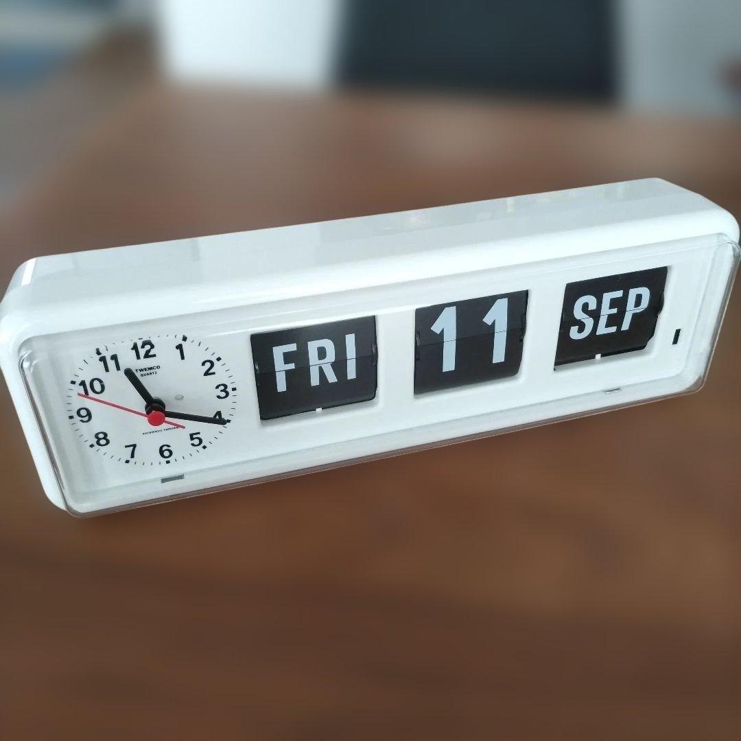 Twenko アナログ置時計 ホワイト 掛け置き兼用時計 【ナチュラルスタイル】 白 KX624W SEIKO｜セイコー