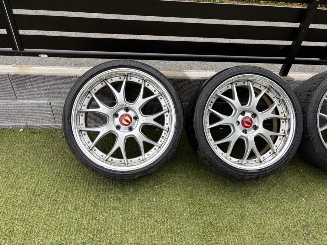 v*イ様 エイムゲイン 20インチ ホイールセット スペーサーロックナット