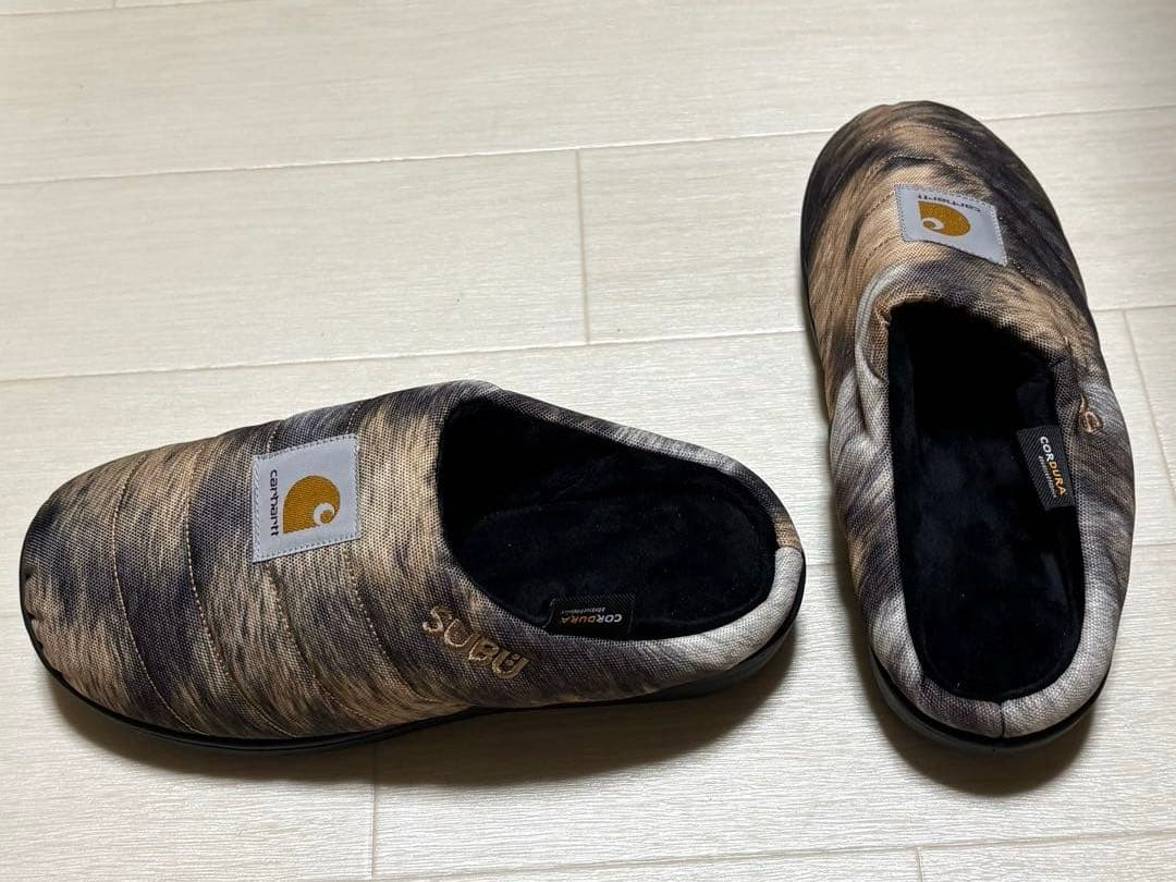 m*y様 SUBU Carhartt スブ カーハート 2 未使用品 希少 SUBU FOR carhartt WIP スブ×カーハート スリッパーズ (Carhartt