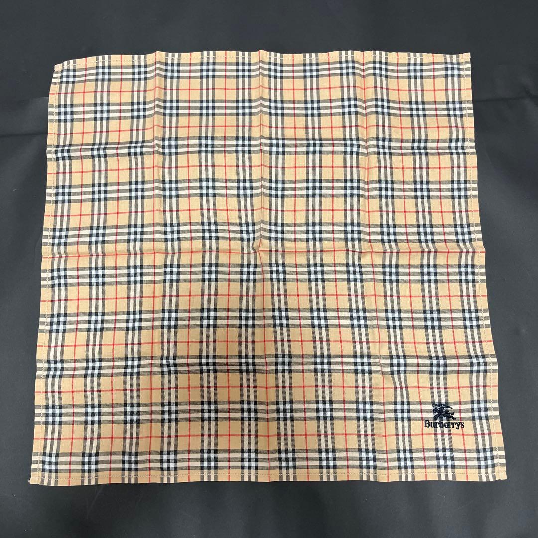 used Burberrys チェック柄ハンカチ 3点セット - メルカリ