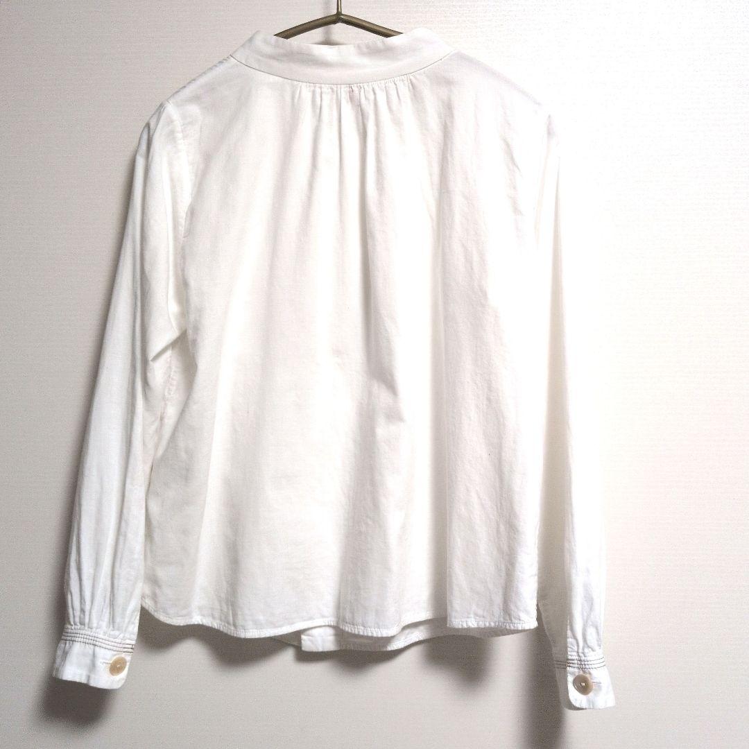 パラスパレススタンドカラー長袖シャツブラウスサイズ2 - メルカリ