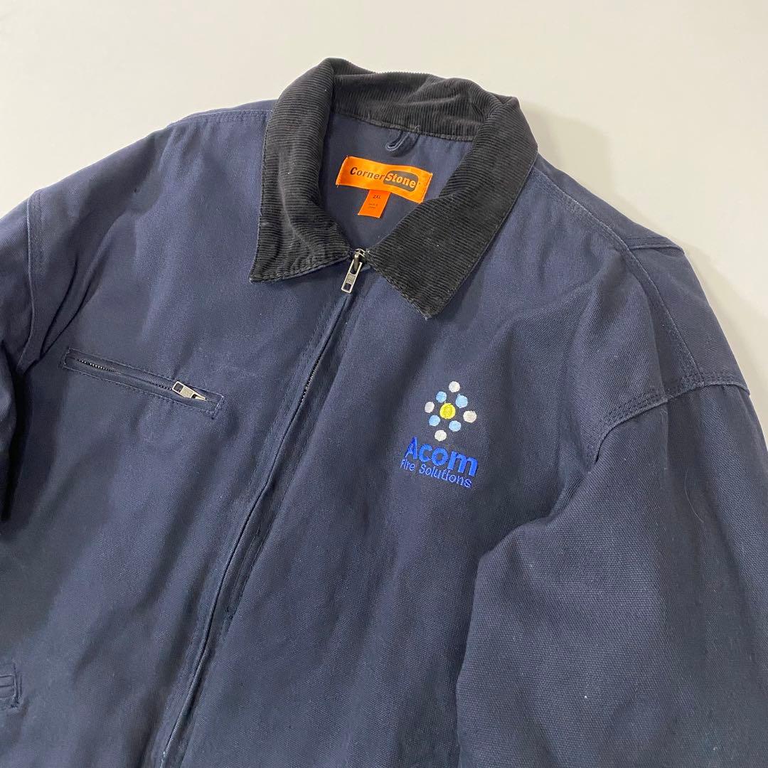 コーナーストーン ダッククロスワークジャケット デトロイトタイプ 2XL