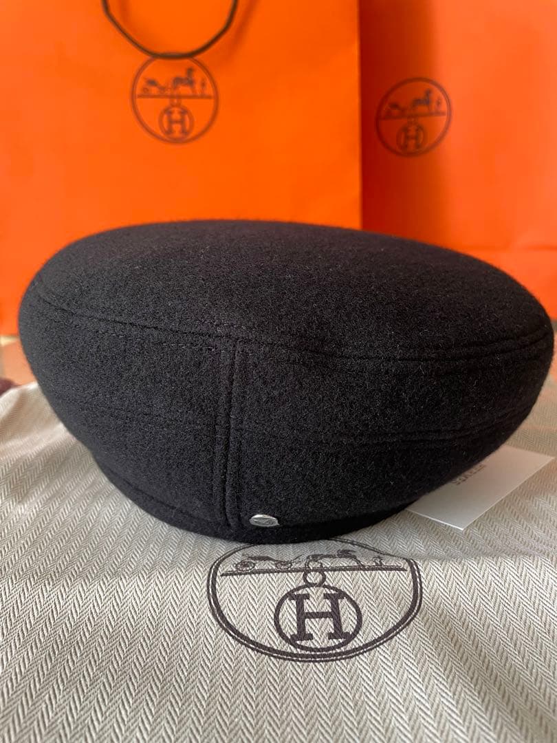 HERMES ベレー《サントノーレ》クルー・ド・セル　57