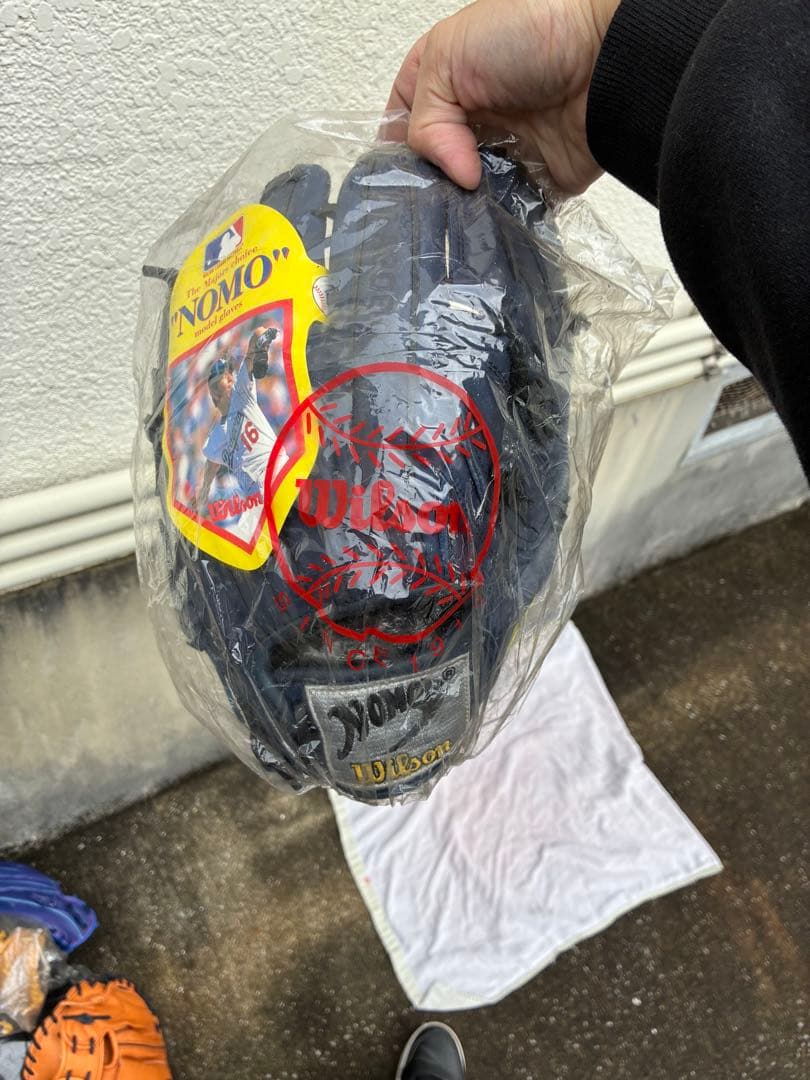 ウィルソン 野茂英雄モデル　軟式グローブ Wilson (ウィルソン) 軟式グローブ 約29cm ブラウン タグ付き 野茂英雄