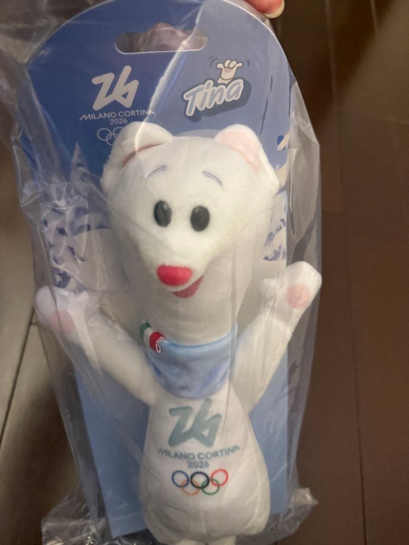 新品】Tina ぬいぐるみ マスコット ミラノ・コルティナ 2026 27
