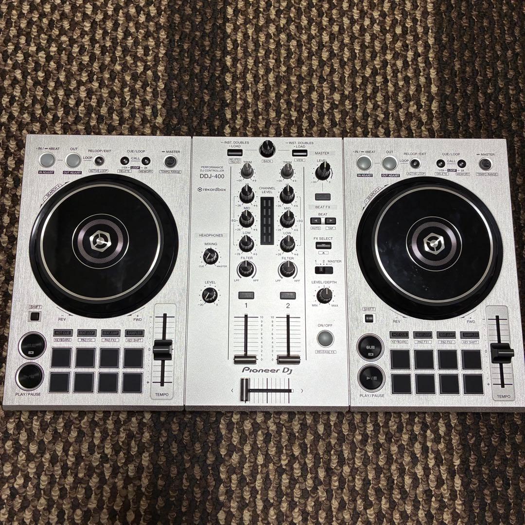 DDJ-400 シルバー ケースセット DDJ-400後継機種】 Pioneer DJ DDJ-FLX4+専用スリーブケース+選べる