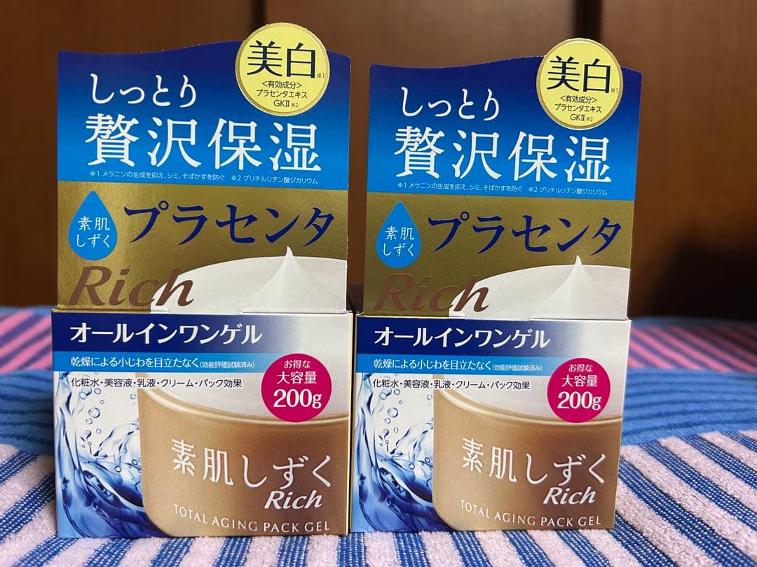 さえ 素肌しずく Rich オールインワンゲル 200g ６個 素肌しずく あすつく アサヒ 素肌しずく リッチ トータルエイジング