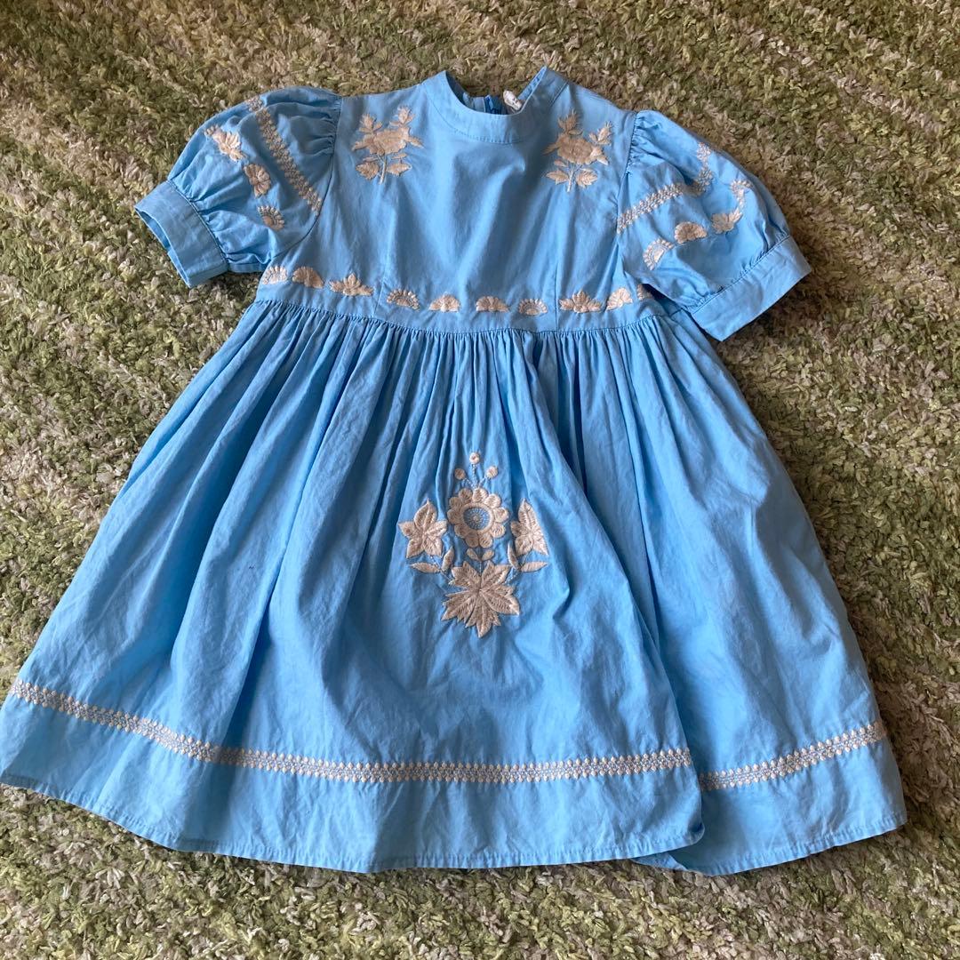 apolinaワンピース　3-5Y Apolina チェック柄ワンピース 3-5Y - メルカリ