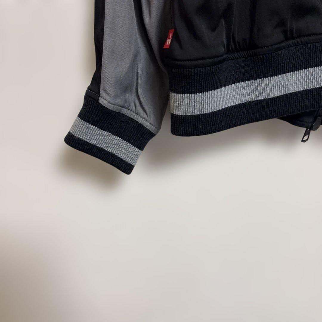 人気ブランド VIRGO スカジャン 黒/グレー 刺繍入り