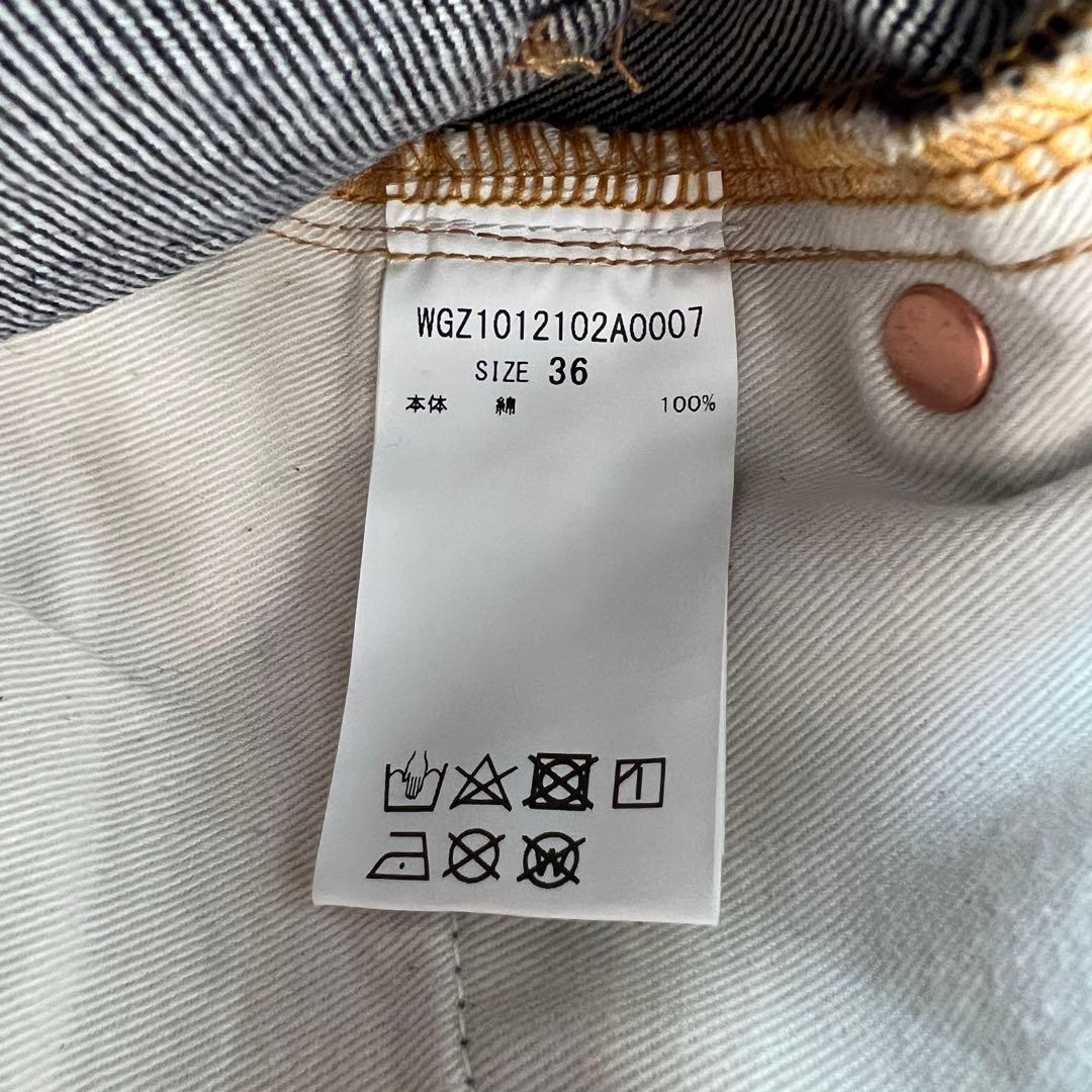 K.K.様 【ウィム ガゼット】DENIM5ポケットストレートパンツ 36 - メルカリ