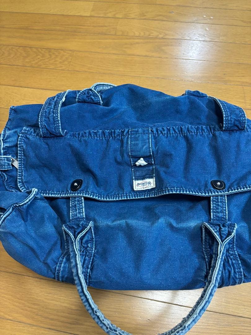 スペシャル]初期 PORTER 吉田カバン デニムボストンバッグ 藍染 - メルカリ