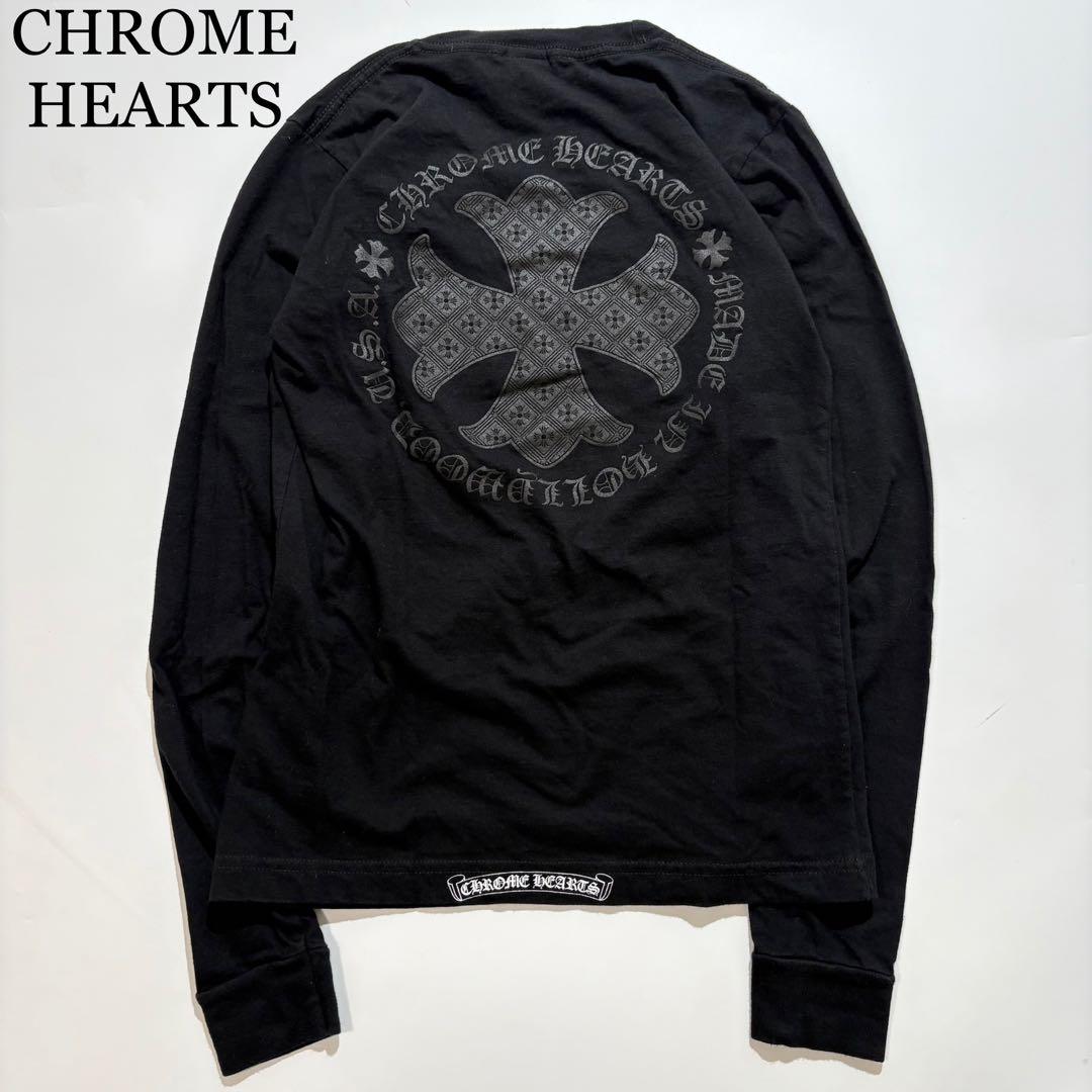 CHROME HEARTS ロンT サークルロゴ CHプラス ブラック XS CHROME HEARTS ロンT サークルロゴ CHプラス ブラック XS