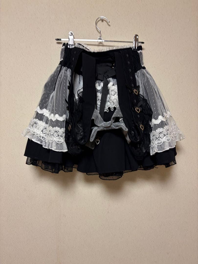 リズリサ メイドライクサスペンダー付スカート - メルカリ