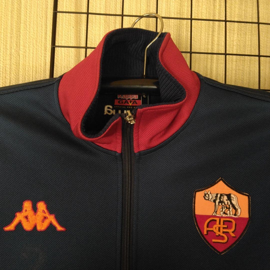 00-01”Kappa ASローマ ジャージセット ネイビー/レッド - メルカリ