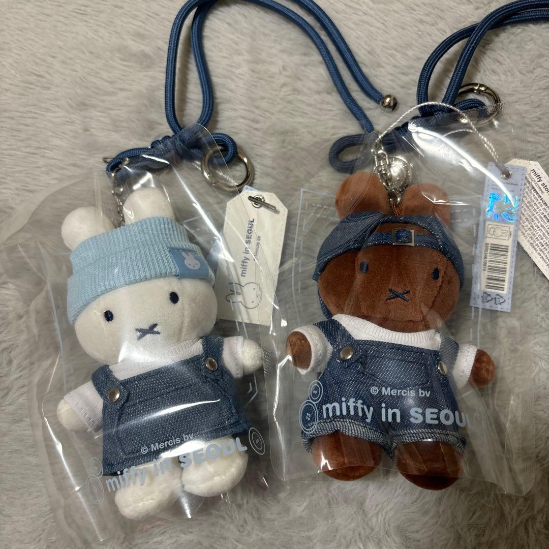 韓国限定 ミッフィー デニム キーホルダー 韓国限定 ミッフィー デニム キーホルダー - メルカリ