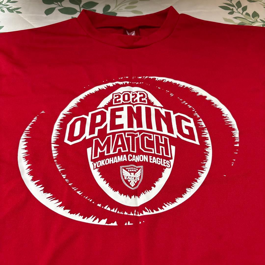 新品未着用】横浜キヤノンイーグルス 開幕戦記念Tシャツ - メルカリ