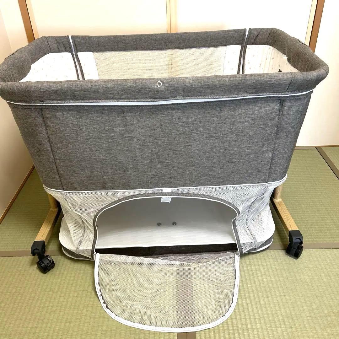 ゆたん様⭐︎HZDMJ ベビーベッド　2022年製 楽天市場】hzdmj ベビーベッド 添い寝ベッド 折りたたみ ミニ 組み立て