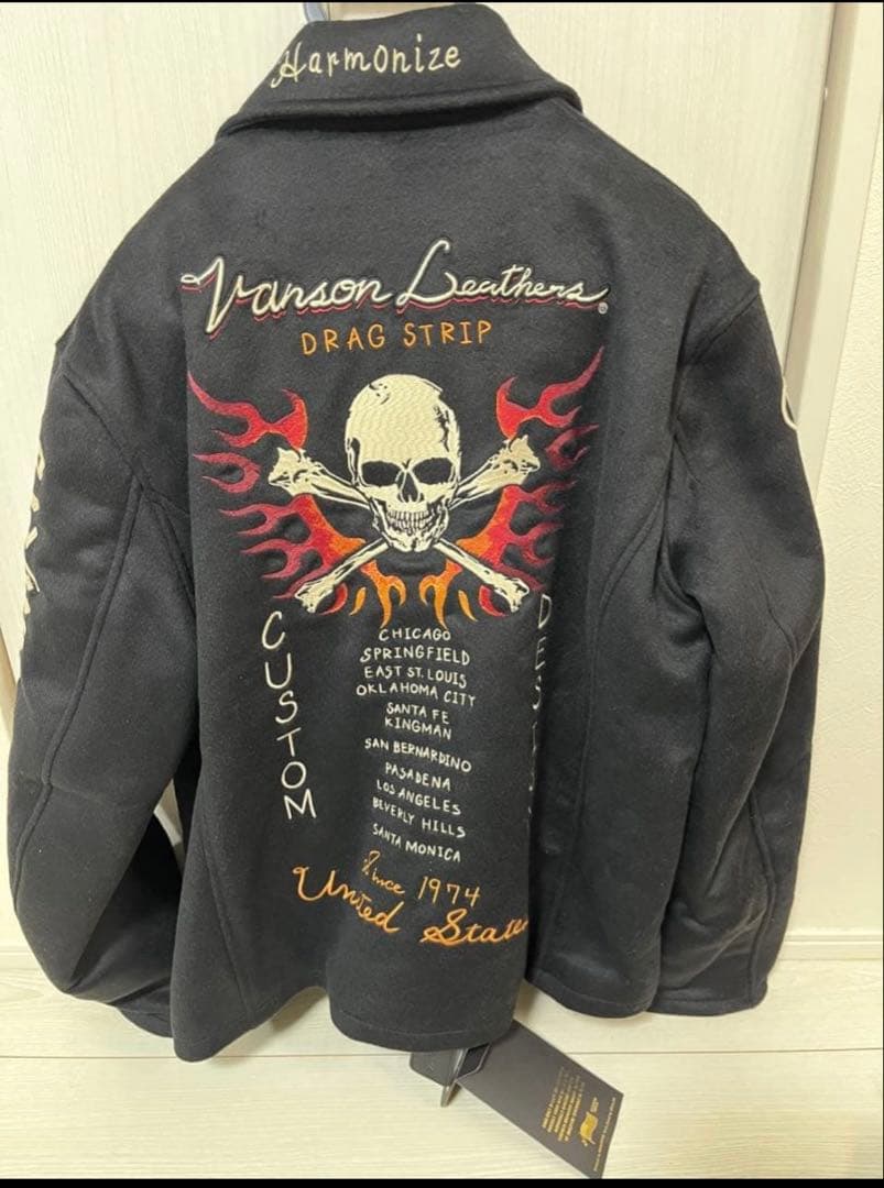 バンソン vansonジャケット VANSON】(バンソン) 9TJV CROSS BONE with HOOD / 9TJV with クロス