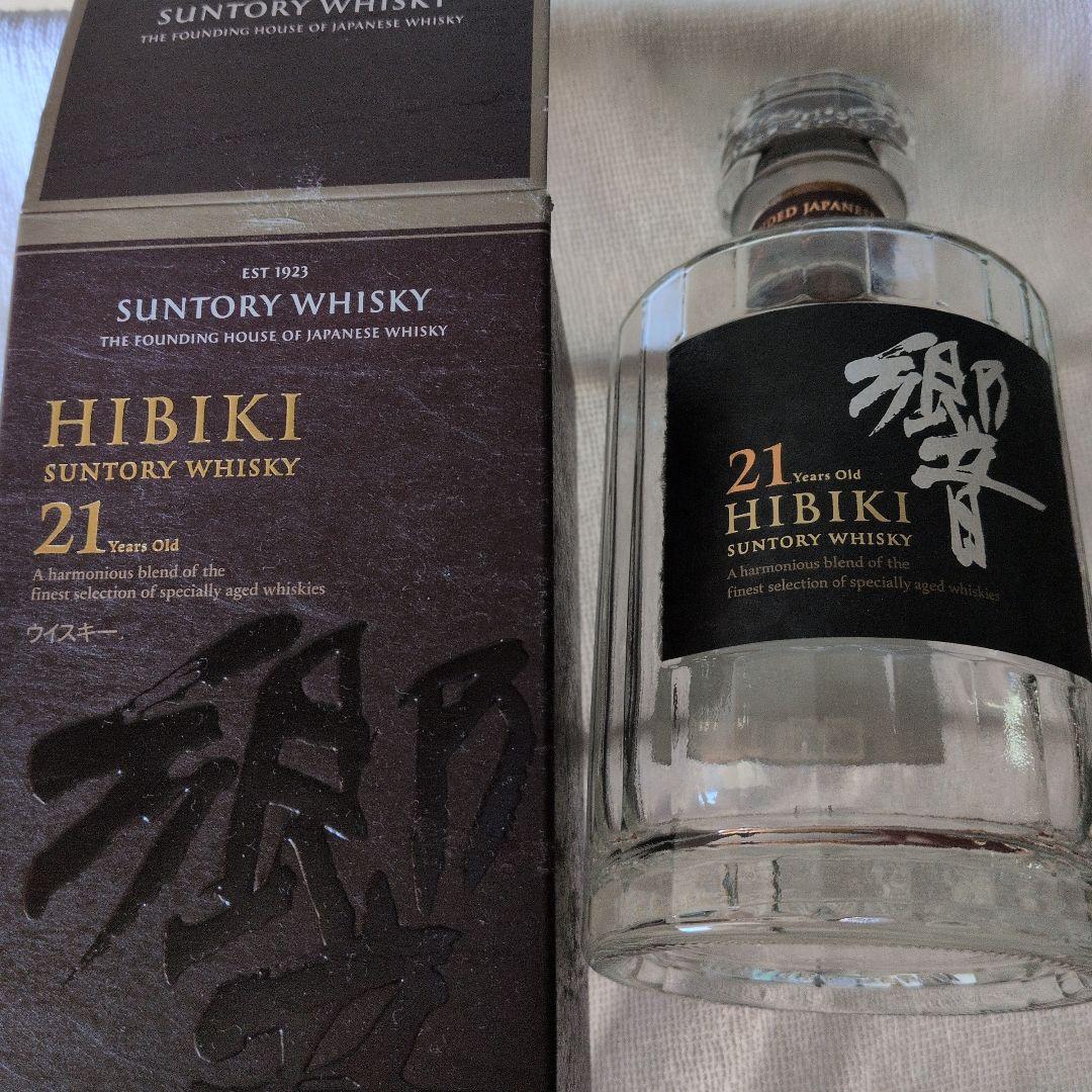 響21年未洗浄空瓶 Yahoo!オークション -「響21年 空瓶」(アルコール) (飲料)の落札相場