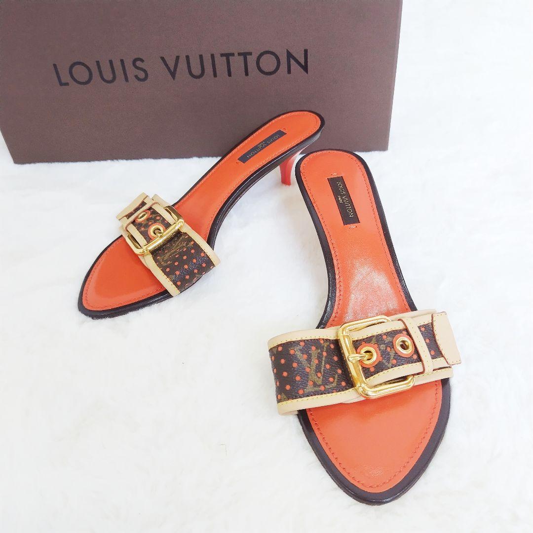 ✨美品✨ルイヴィトン LOUIS VUITTONミュール サンダル モノグラム 楽天市場】LOUIS VUITTON ルイヴィトン モノグラム シルエットライン