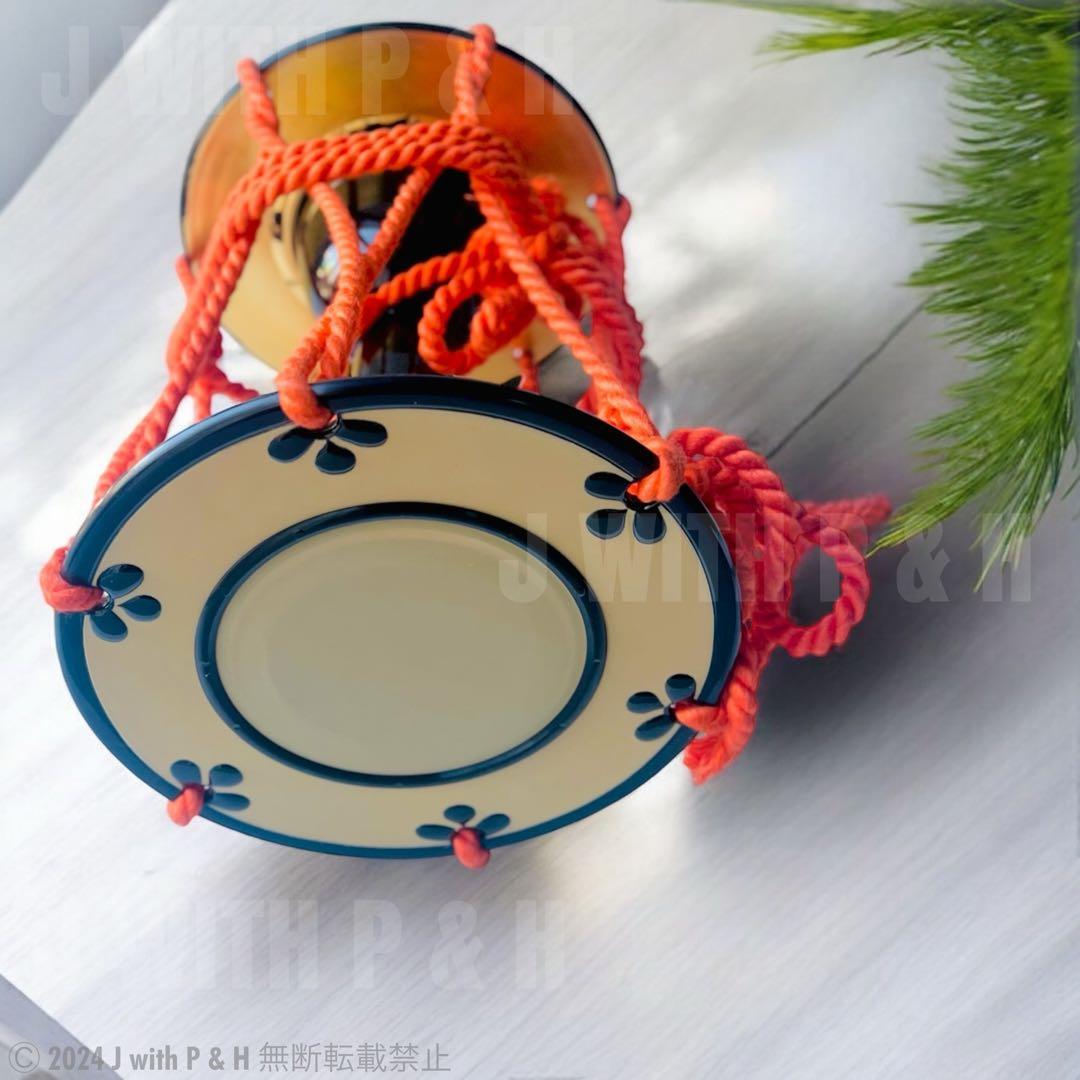 宮本卯之助商店製】小鼓 合成皮革製小鼓 小鼓仕服つき 展示中古美品