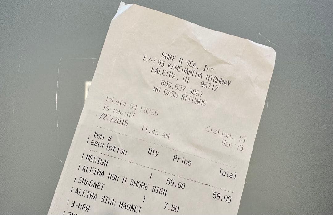 ハワイ⭐︎ハレイワ サインボード レプリカ