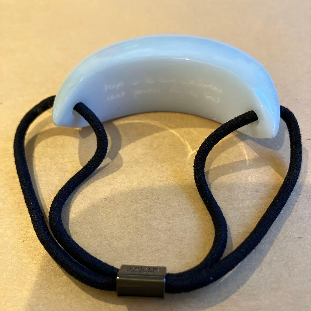 美品コレットマルーフアクリルポニー水色ブルーグリーンヘアバー