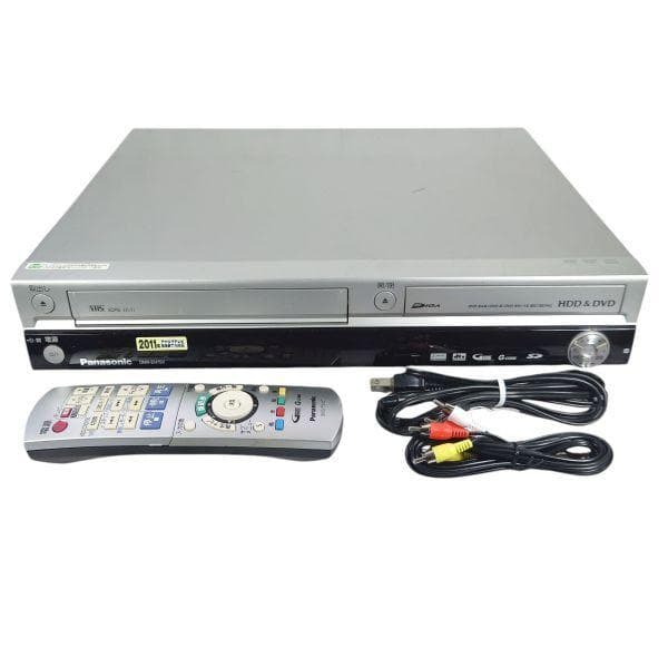 Panasonic DMR-EH75V HDD/VHS/DVDレコーダー ビデオ Panasonic DMR-EH75VS DVD recorder with 80GB hard drive and HiFi