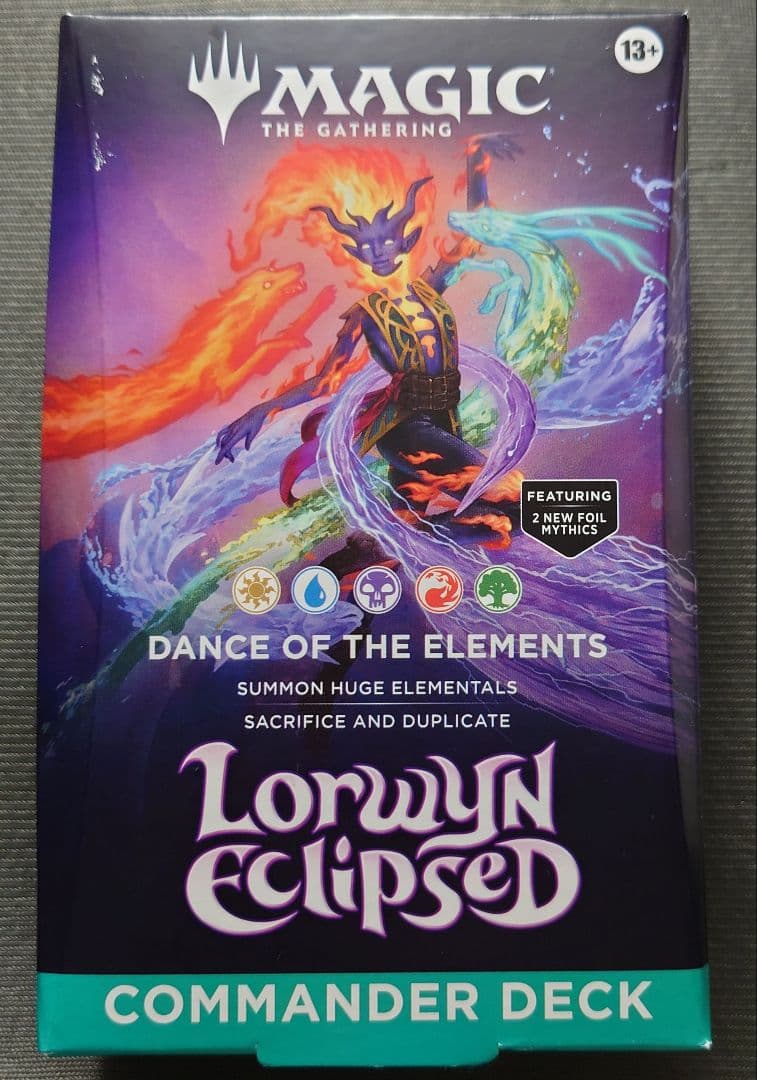 mtg 新品 エレメンタルの舞踊 英語版 統率者デッキ ecc ローウィンの昏