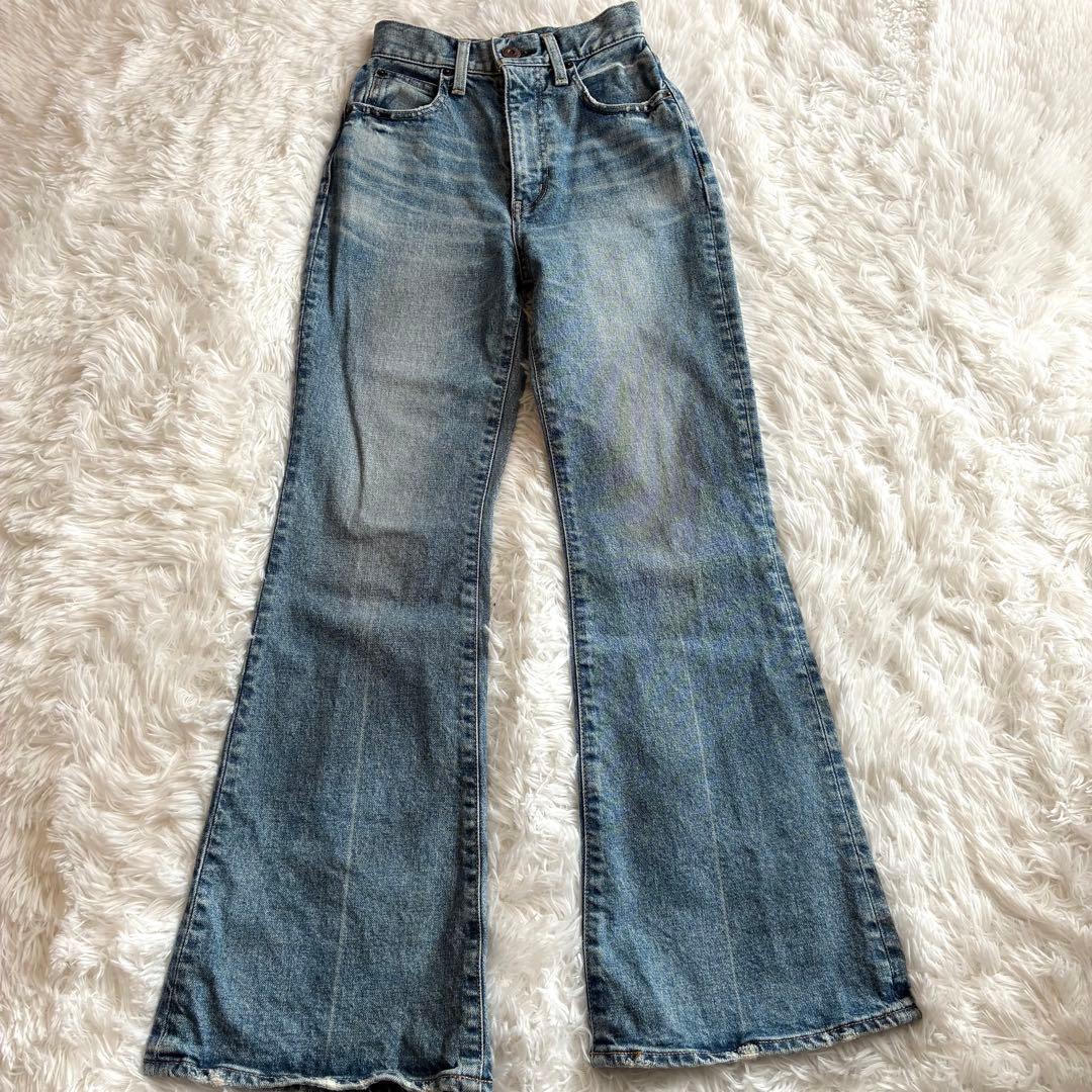 定価1.8万円✨️MOUSSY MVS FLARE 23 フレア ジーンズ - メルカリ