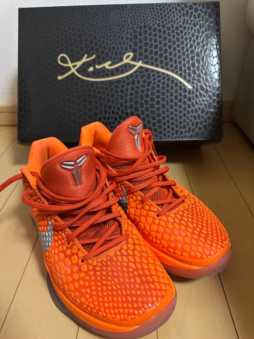 NIKE Kobe6 プロトロ トータルオレンジ 25.5cm - メルカリ