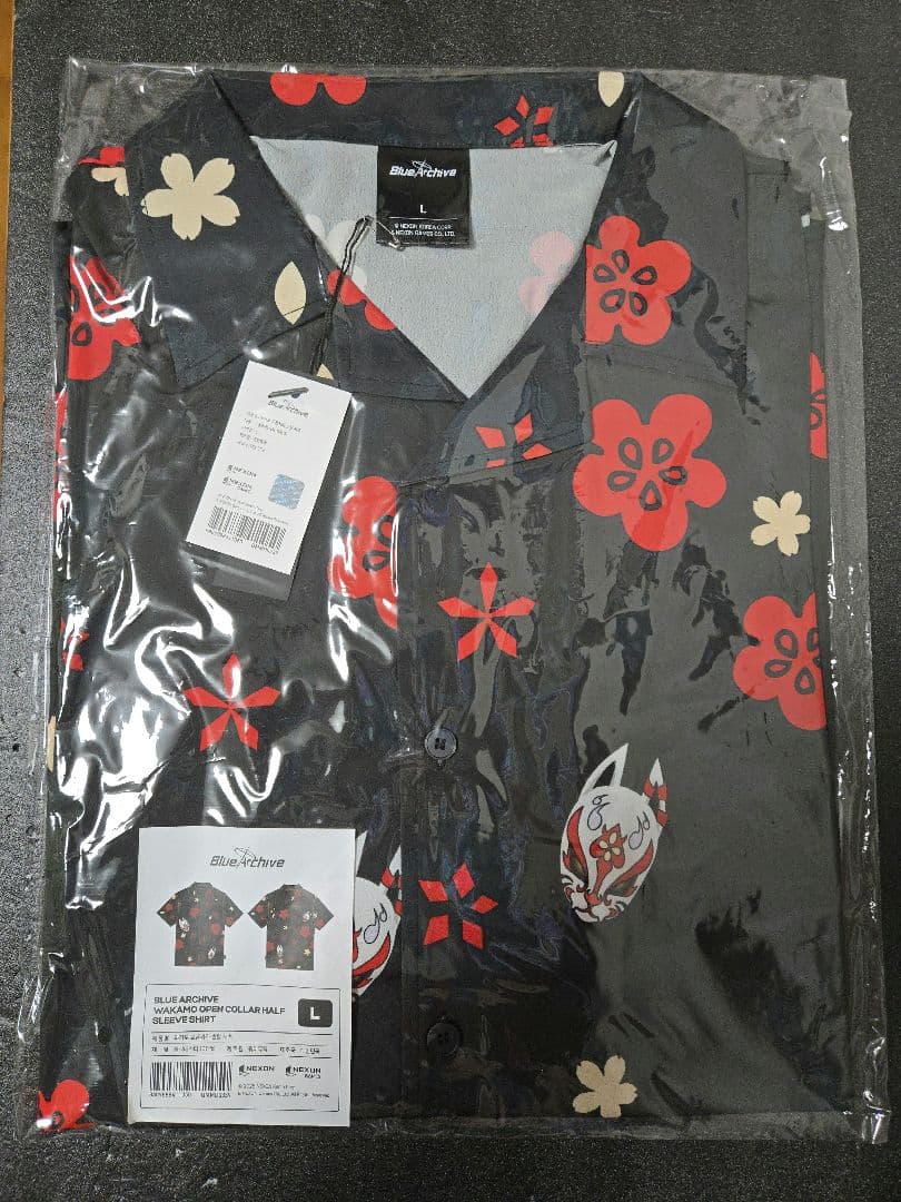 ブルーアーカイブ韓国公式 ワカモ シャツ Lサイズ + 修行部