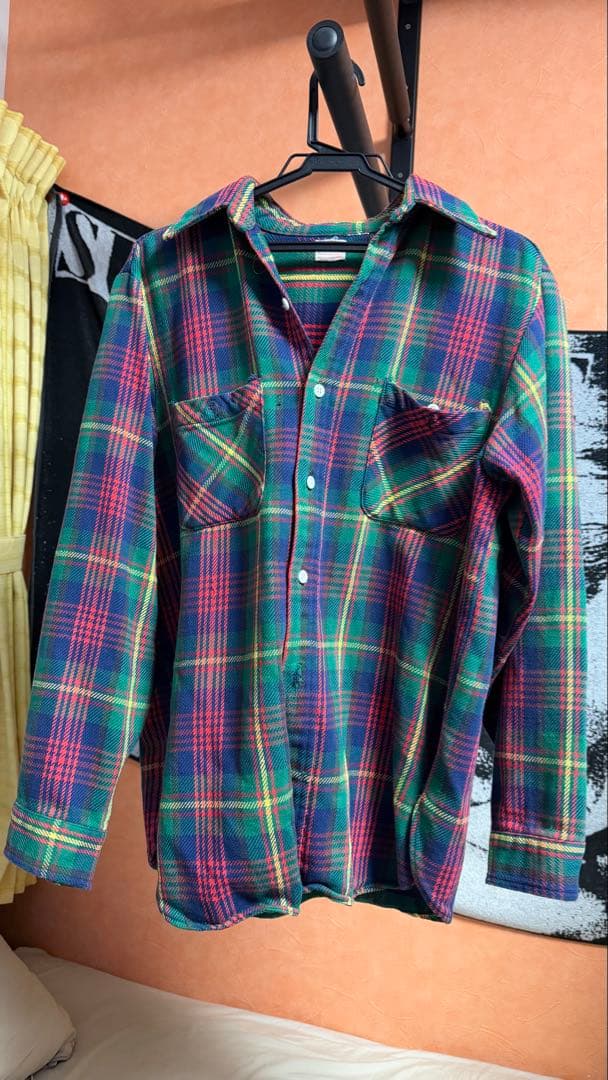 70s-80s BIG YANK ヴィンテージ ネルシャツ USA製 ヘビーネル 楽天市場】70s ビンテージ □ BIG YANK チェック 長袖 ヘビー