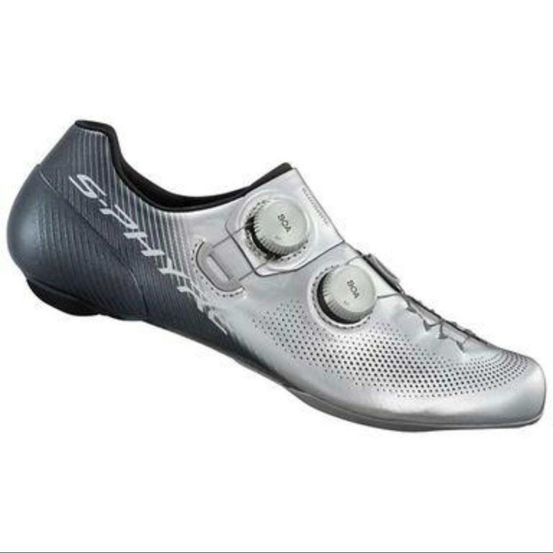 シマノSHIMANO SH-RC903S SPD-SL ワイド　シルバー　未使用 シマノ（SHIMANO） S-PHYRE RC9 SH-RC903 ワイドサイズ SPD-SL