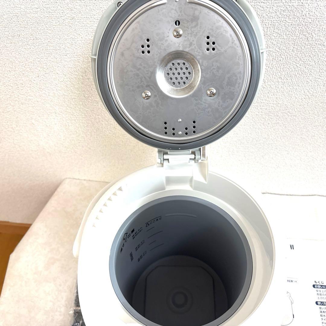 美品 象印 加湿器 3.0L スチーム式 蒸気式EE-RR50-W 2022年式