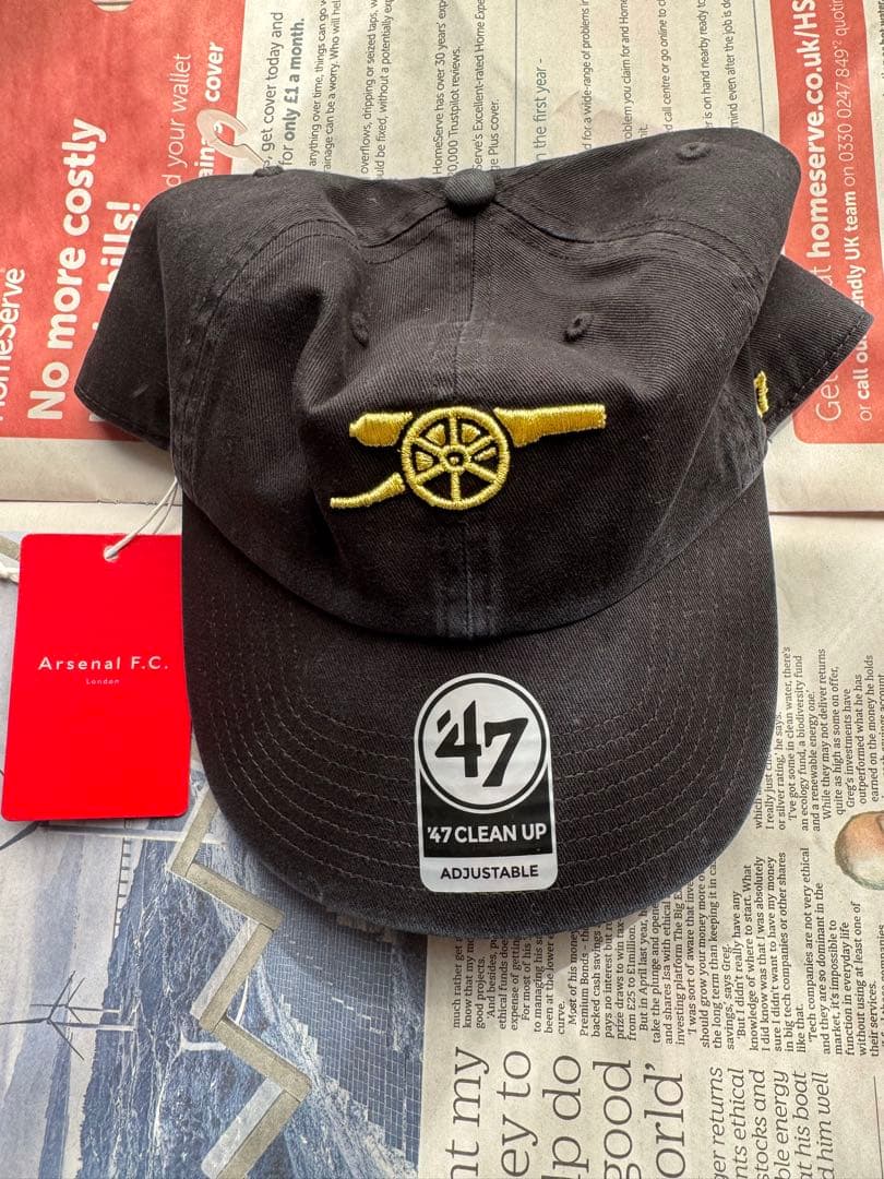 新品】アーセナル 47 ブラック コントラスト キャノン キャップ - メルカリ