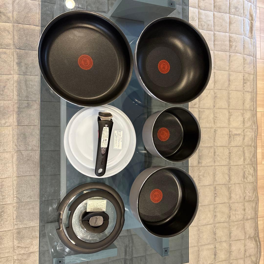 【T-fal】ティファール 鍋・フライパンセット ノンスティック dショッピング |【送料無料】ティファール フライパン セット