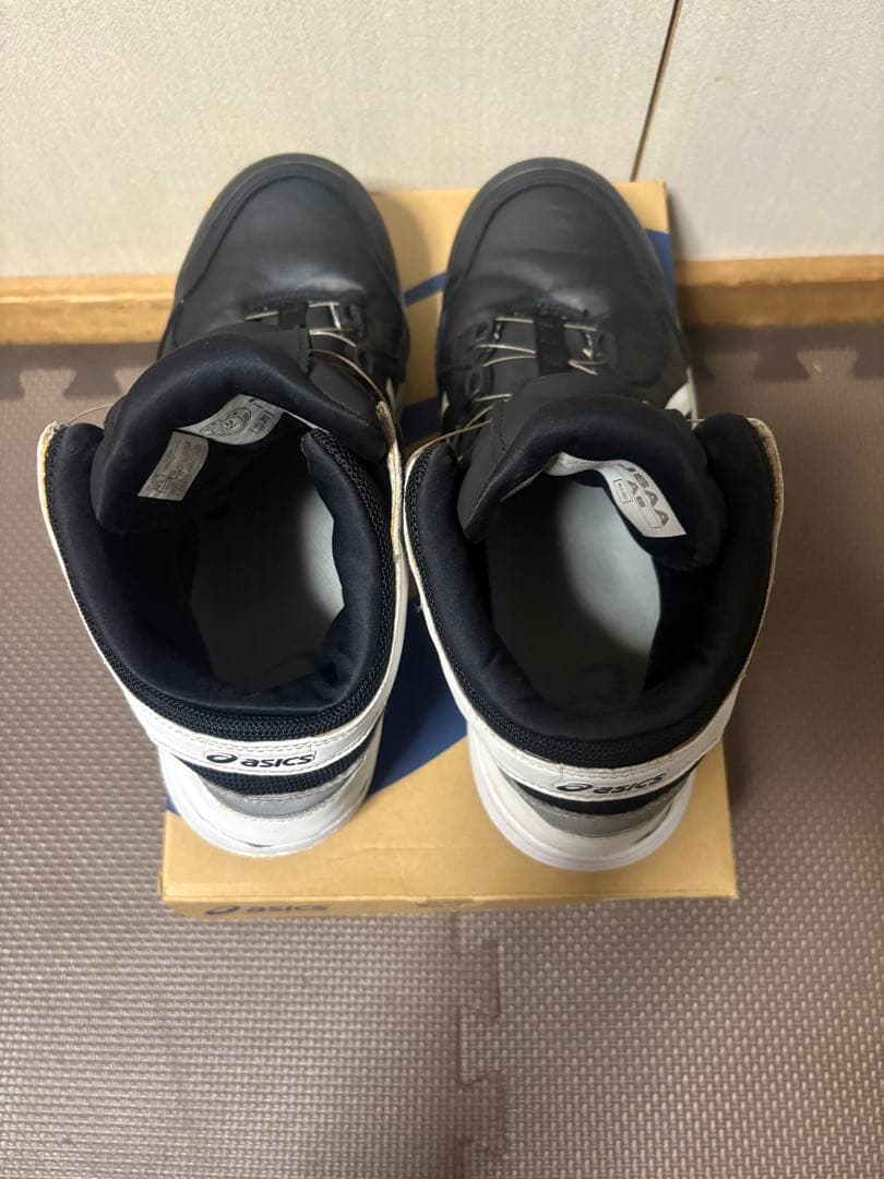 asics BOAシステム 安全靴 26.5cm 黒/白