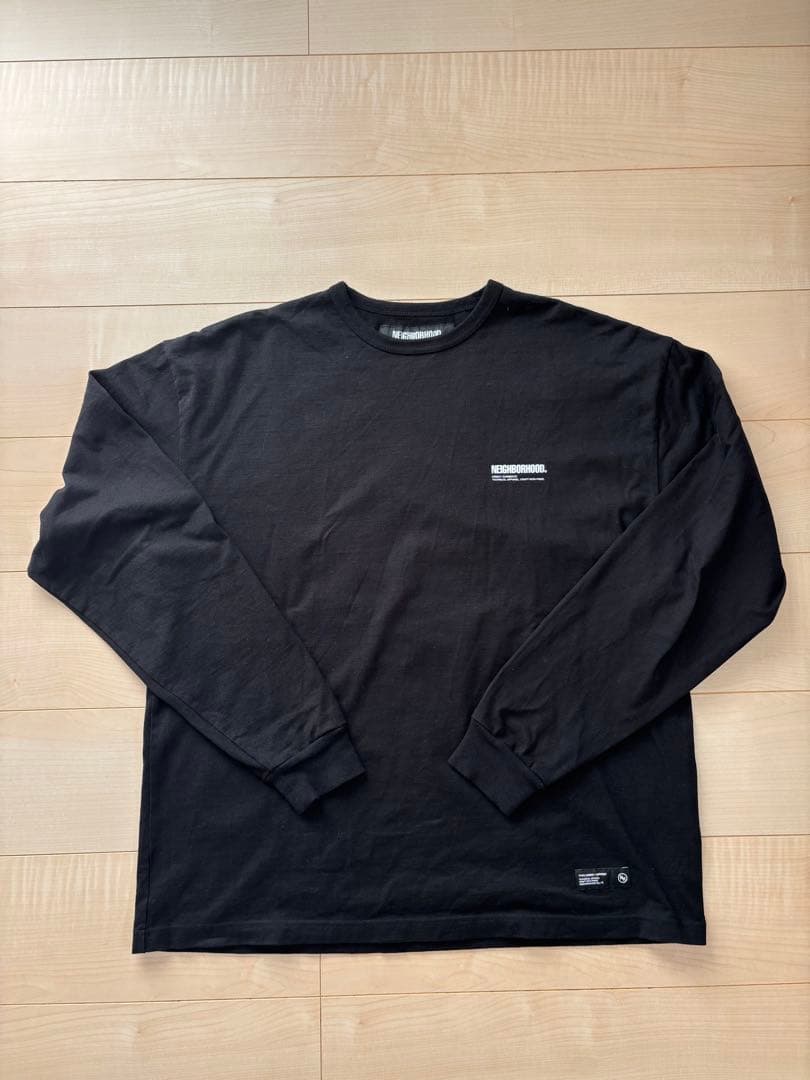 NEIGHBORHOOD ロンT L NEIGHBORHOOD ネイバーフッド ロゴ ロンT ホワイト Mサイズ 長袖T