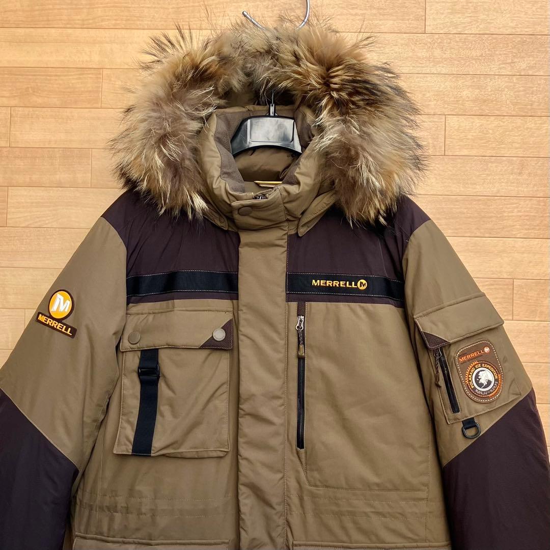 美品 MERRELL ダウンジャケット L ダウンコート ダウン 800フィル