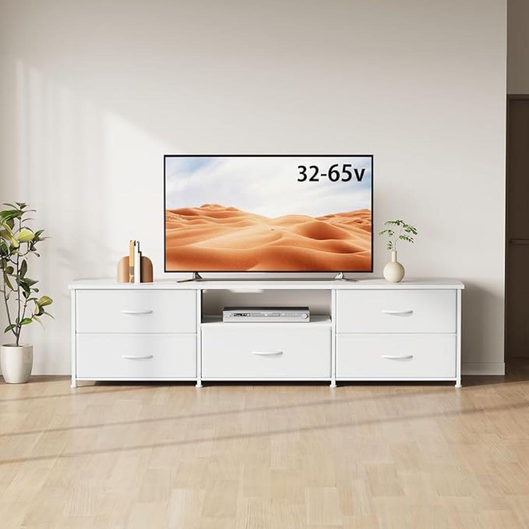 テレビボード55型対応収納付きローボード 引き出付幅150×奥行35×高さ40白 Amazon｜HOLTICO(ホルティコ) テレビ台 テレビボード ローボード 収納