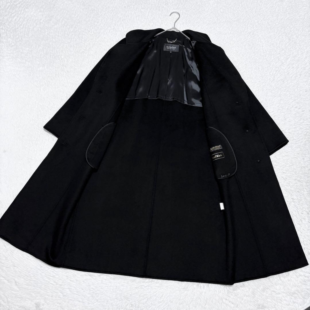 SALE 【美品】ロロピアーナ 大きいサイズ カシミヤ リバーコート 上品